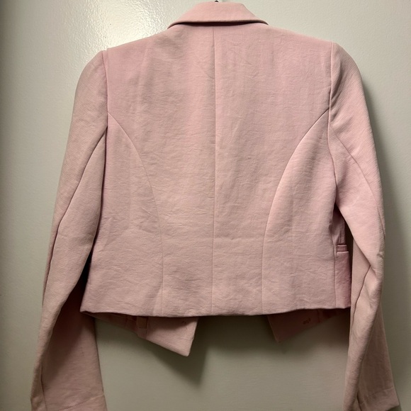 ASTR Cropped Pink Blazer - Picture 2 of 4
